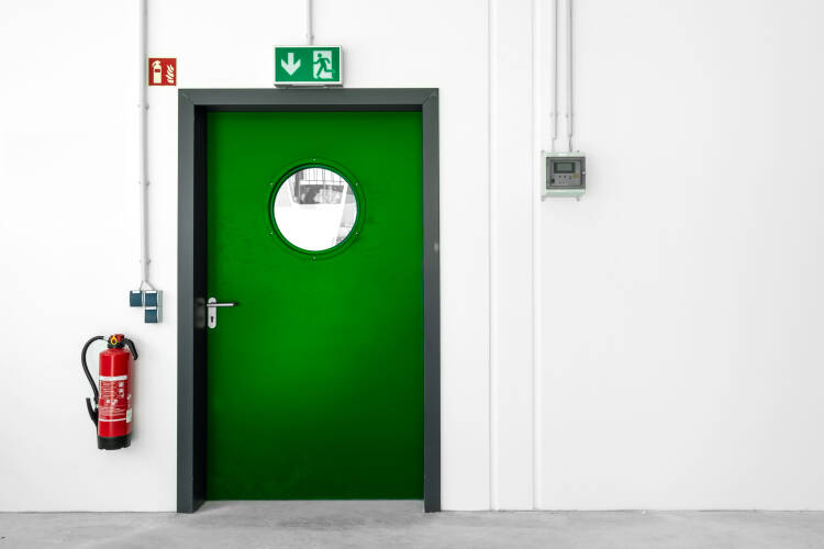 Brandschutztüre
Fluchtweg